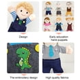 thumbnail image 1 of 6Pcs Hand Puppet Set 11.8 Inch Soft Plush Family Members Finger Puppets Early Educational Storytelling For Kids, 1 of 8