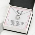 thumbnail image 4 of To My Wife Mother of My Children Forever Necklace w Message Card, 4 of 7