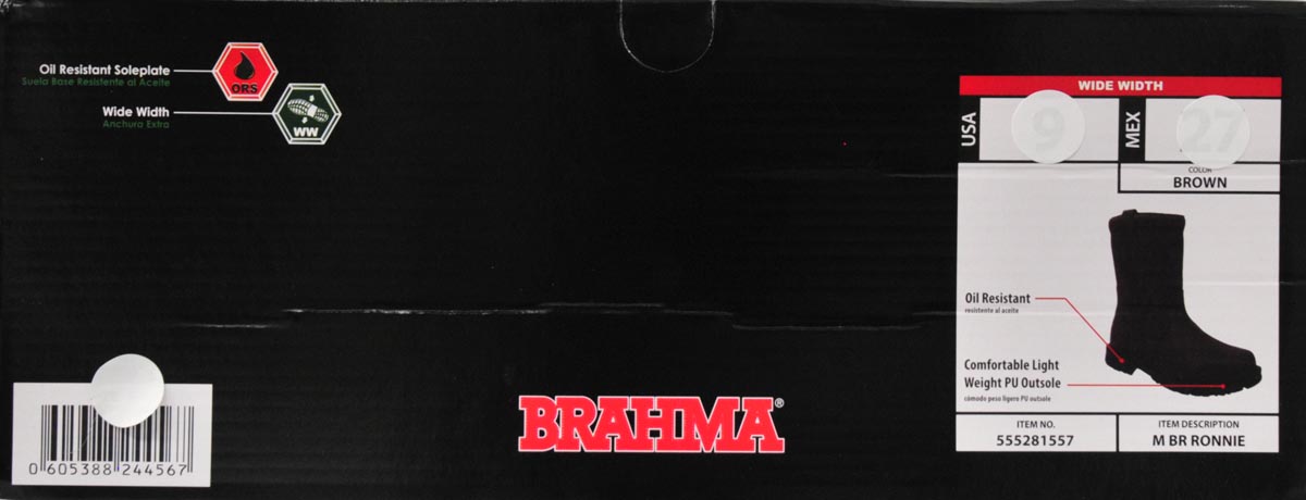 brahma men's ronnie pull on work boot