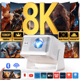 thumbnail image 1 of Magcubic Proyector HD Completo de 8K Compatible con 1080P Nativo, Proyector de Películas con Enfoque y Teclado Automático de 900 ANSI Lumenes con WiFi 6 y BT 5.4, Android 14, 1 of 13
