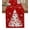 Red Wooden, variant on Ldtrchee Red Christmas Tree Table Runner 60 Inches, Winter Balls Snowflake Xmas Tree Bed Runner Dresser Scarves Tabletop for Indoor Outdoor Parties/Ceremony/Banquet, 13" x 60"