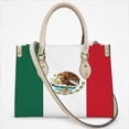 thumbnail image 2 of Flag Of Mexico Cross Body Bags For Women Small Leather Female Handbags Fashion Top-Handle Totes, 2 of 4