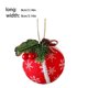 thumbnail image 2 of Bewildely Bola de árbol de Navidad de 6 piezas, diseño de escena exquisita para el hogar, accesorio de tamaño pequeño DIY, colgante de Navidad de Año Kits de decoración para fiestas Tipo 3 Bewildely HA070114-03, 2 of 6