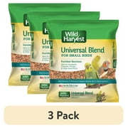 (3 pack) Wild Harvest Universal Blend Premium Small Birds Seed, 3 lbs