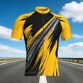 thumbnail image 4 of Yaoyar Men's Cycling Bike Jersey Short Sleeve with 3 Rear Pockets- Moisture Wicking, Breathable, Quick Dry Biking Shirt, 4 of 4