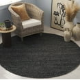 thumbnail image 2 of SAFAVIEH Renewal Holden Solid Area Rug, Charcoal, 6' x 6' Round, 2 of 10