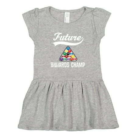 

Inktastic Future Billiards Champ Gift Toddler Girl Dress