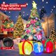 thumbnail image 4 of Árbol inflable de Navidad GOOSH para decoración exterior, 2,4 m, con luz, 4 of 6