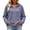 Purple-03, variant on Perfectbot Womens Lightweight Waffle Knit Hoodie Pullover V Neck Long Sleeve Fall Casual Sweatshirt