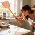 thumbnail image 4 of YardChic Bug & Fly Swatter, Fly Swatter, Manual Fly Swatters Mesh Head, Manual Plastic Flyswatter Duty for Indoor and Outdoor Racket for Bug, Mosquito, Bee, Spiders, Flies, 4 of 5