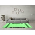 thumbnail image 3 of Ahgly Company Indoor Rectangle Solid Emerald Green Modern Area Rugs, 2' x 3', 3 of 4