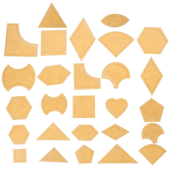 27 Sets Quilting Molds Quilting Template Crafting Molds Sewing Crafts Template DIY Quilting Molds