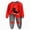 boy outfits-Red, variant on TOWED22 Toddler Boys Casual Fall 2Pcs Set Long Sleeve Print Pattern Pullover Tee Elastic Waist Joggers Soft Warm Outfits Clothes(Blue,18-24 M)