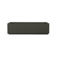 thumbnail image 1 of PolyStone Riviera Short Modern Outdoor/Indoor Rectangular Trough Planter, Lightweight, Heavy Duty, Weather Resistant, Polymer Finish, Commercial Grade and Residential, 46"L x 17"W x 12"H, Slate Gray, 1 of 8