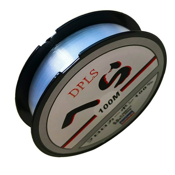 Fil de Pêche en Nylon 100 m Corde à Mouche Fil Monofilament Fil de Pêche Extérieur Décontracté Athlétique Accessoires de Pêche