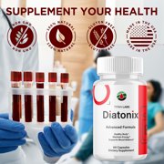 Diatonix Advanced Formula Blood Support for Health and Wellness Dia Tonix 180 Capsules