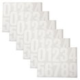 thumbnail image 5 of icolorfuled 6 Large Number Stickers 0-9 Waterproof Mailbox Trash Can Decals, 5 of 6