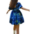 thumbnail image 3 of Coduop Women Puff Sleeve Tulle Princess Dress Off Shoulder Square Collar Mini Dress, 3 of 7