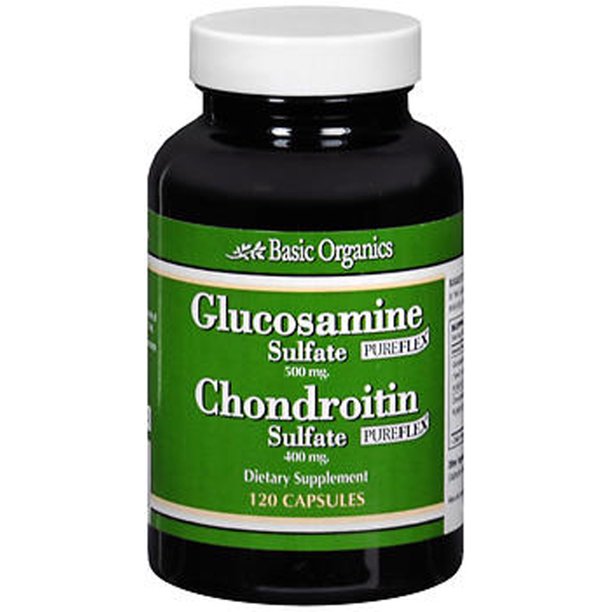 Basic Organics Glucosamine Sulfate and Chondroitin Sulfate Capsules 120 ct
