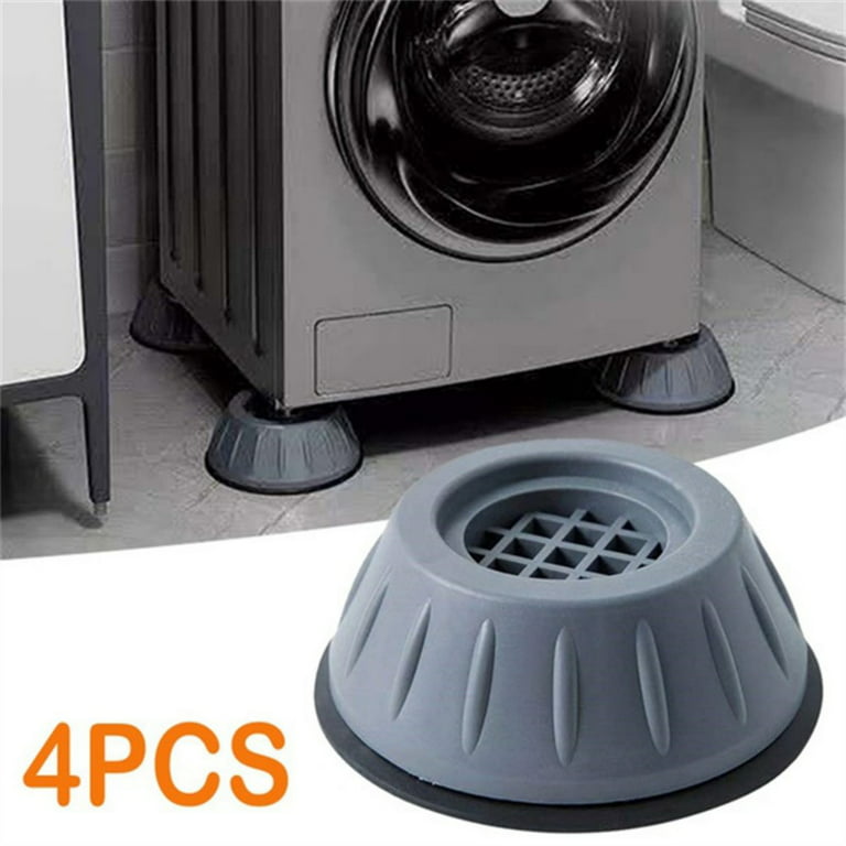 4X Shock & Noise Cancelling Washing Machine Support Anti-slip Anti  Vibration Pad