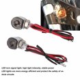 thumbnail image 3 of Motorcycle Handlebar LED Turn  Light, Waterproof Mini Blinker Lamp With Increased Visibility For Street Bike, Cruiser, Dirt Bike, Scooter, 3 of 8