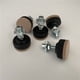 thumbnail image 3 of Niveladores de muebles con pies de nivelación con protectores de piso, juego de 20, nivelador de patas de tornillo ajustable de alta resistencia, niveladores de mesa de gabinete de banco de traba, 3 of 5
