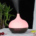 thumbnail image 2 of Humidifier Diffuser 400ml Essential Oil Diffuser LED Crack Design, 4 Timer Remote Control Ultrasonic Aromatherapy Diffusers for Essential Oils with Warm LED Color Lights, 2 of 5