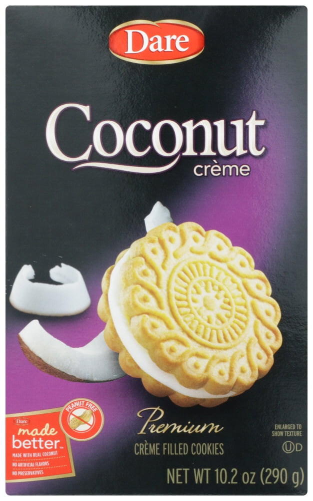 Dare Coconut Premium Crème Filled Cookies, 10.2 Oz - Walmart.com