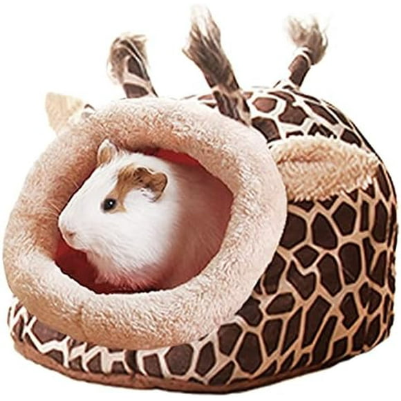 Lunfar 19x17cm Guinea Pig Rat Bed and Hideout for Ferret Hedgehog Sleep and Hide, Hamster Small Pet Animals Supplies Toy Cage Accessories Nest