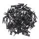 thumbnail image 1 of EeaseMX OUNONA - 100 mini clips de madera natural para papel, versátiles y prácticos, para colgar fotos, cables, cuadros, obras de arte (negro), 1 of 7