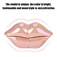 thumbnail image 4 of Teléfono De Labios Teléfono De Escritorio Plástico Wx 3016 Forma De Labios De La Boca Teléfono Oficina En Casa Escritorio Teléfono Fijo Colorido Rosa, 4 of 8