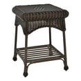 thumbnail image 1 of Afuera Living Contemporary Wicker Patio End Table in Espresso, 1 of 7