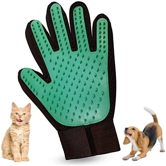Gant de Toilettage pour Animaux Démêlant Doux Main Droite