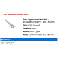 thumbnail image 2 of Front Upper Control Arm Bolt - Compatible with 2018 - 2024 Audi Q5 2019 2020 2021 2022 2023, 2 of 2