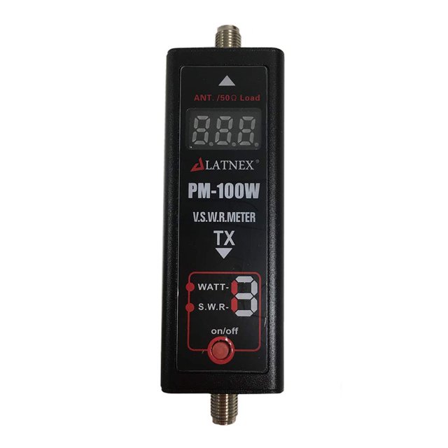 Medidor de ROE de potencia LATNEX PM-100W Digital VHF UHF 0,1-100W