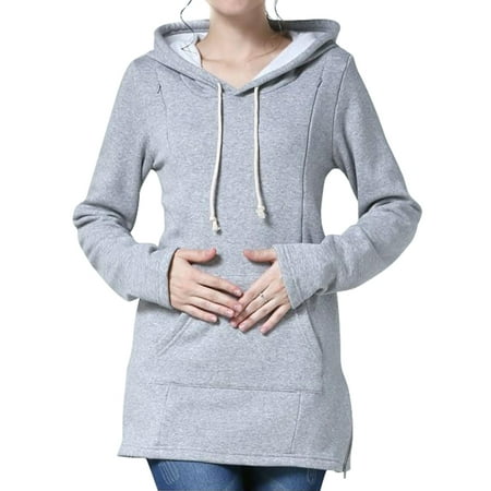 Sleeve Maternity Hoodie - Nlife Women Long Sleeve Breastfeeding Maternity Nursing Hoodie