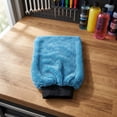 thumbnail image 4 of VVQ Scratch-Free Microfiber Car Washing Mitt, Super Water Absorbing Cleaning Glove, Car Wash Mitt for Car Detailing Home Cleaning Dusting, Blue, 4 of 6