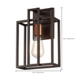 thumbnail image 3 of Nuvo 60-5851 - Lake Wall Sconce; Bronze with Copper Accent Finish, 3 of 3