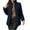 Navy, variant on hotojiny Quilted Jackets for Women Causal Lightweight Stand Collar Long Sleeve Puffer Coat Fashion Zip Up Winter Outerwear