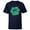 Navy, variant on Disney Lilo & Stitch in Shamrock Happy St Patrick’s Day - Short Sleeve T-Shirt for Kids - Customized-White