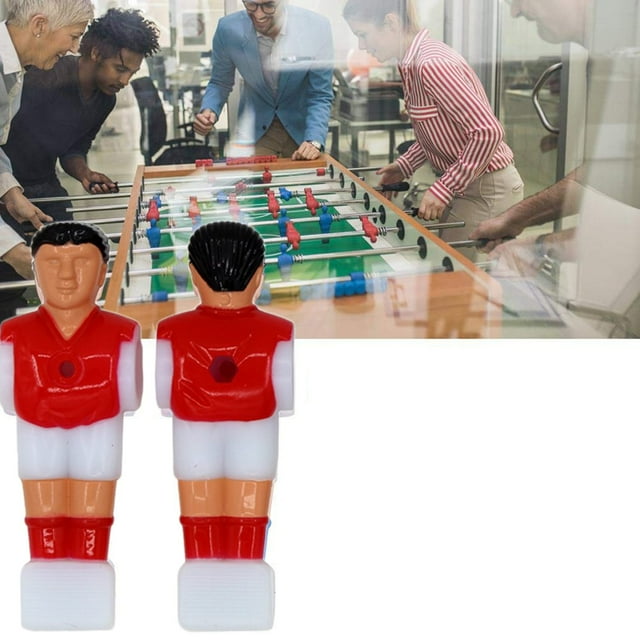 4 piezas de plástico para mesa de fútbol, minimuñeco humanoide para juegos de fútbol