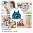 thumbnail image 7 of Lsque Geometry Dash Pattern Lunch Bag ,Insulated Lunch Box, Small Leakproof Cooler Food Lunch Containers Reusable High Capacity Lunch Tote Bags, 7 of 7