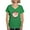 Irish Green, variant on CafePress - Sleep With A Cat T Shirt - Women's V-Neck Dark T-Shirt