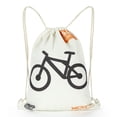 thumbnail image 1 of WEST BIKING Versatile Drawstring Backpack for Sports & Travel - Large Capacity, Durable Polyester Cotton, 8L Storage, White, 1 of 6