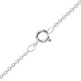 thumbnail image 3 of Disney Silver Plated Minnie Mouse Crystal Birthstone Necklace, 16", 3 of 5
