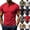 34#(Red), variant on Men's Henley Short Sleeve Shirt Lightweight T-Shirts Moisture Wicking Tee Casual Summer Basic Solid Shirt (Army Green,XL)