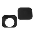 thumbnail image 1 of Camera Lens Hood, Screw in Lens Hood Shade with Cap, Alloy Accurate CNC Fine Processing, Square Metal Lens Hood Shade Protector for Camera, 1 of 7