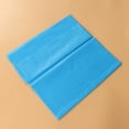 thumbnail image 5 of KAKOWELY Mantel ecológico de color puro, desechable, impermeable, protector de plástico para picnic, banquete, evento o fiesta, 137 x 183 cm (azul), 5 of 5