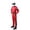 Red / Black Stripe, variant on RaceQuip® 110003RQP 110 Series 1-Pc Driving Suit - SFI 3.2A/1 - Black - Medium