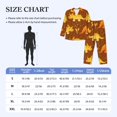 thumbnail image 6 of Kll Dinosaurs And Leaves Sleepwear Mens Flannel Pajamas,Long Cotton Pj Set, 6 of 9